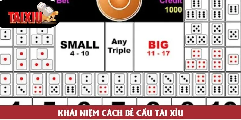 Khái niệm cách bẻ cầu tài xỉu