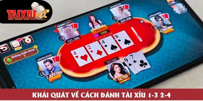 Khái quát về cách đánh tài xỉu 1-3 2-4