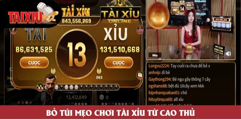 Bỏ túi mẹo chơi tài xỉu từ cao thủ