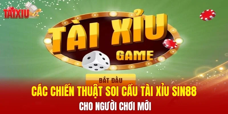 Các chiến thuật soi cầu tài xỉu SIN88 cho người chơi mới